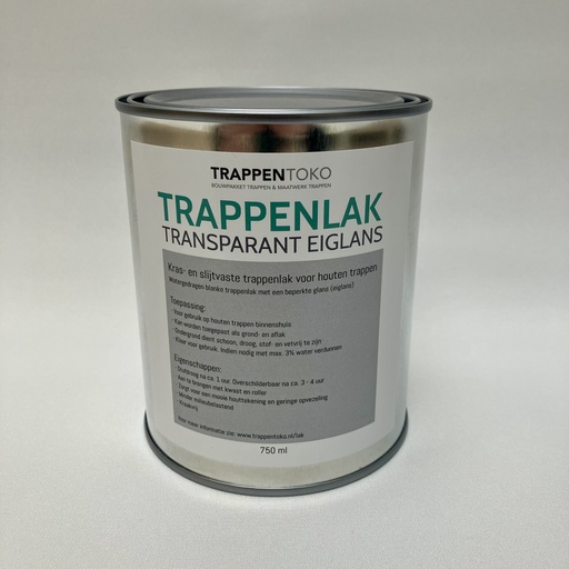 [TE] Trappenlak transparant eiglans 750ml (Anker Stuy Aqua Pur)