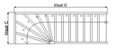 Bovenkwart dicht. Hoogte van 273cm t/m 301cm