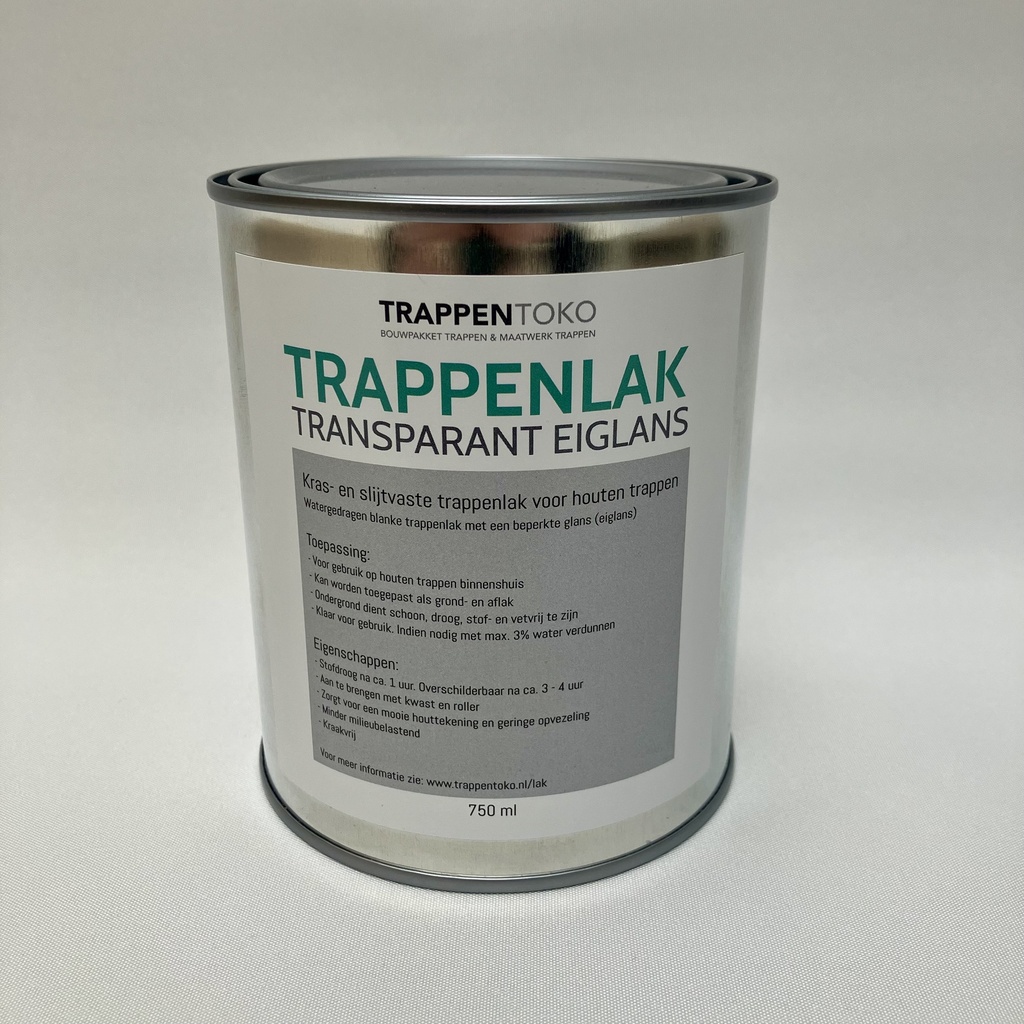 Trappenlak transparant eiglans 750ml (Anker Stuy Aqua Pur)