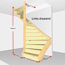 Halfslag dicht. Hoogte van 273cm t/m 301cm